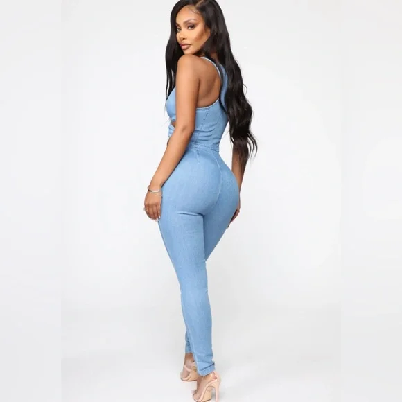 SOLD ❌fashion nova Cut out the haters” jumpsuits final price no offers❌ - Picture 3 of 7